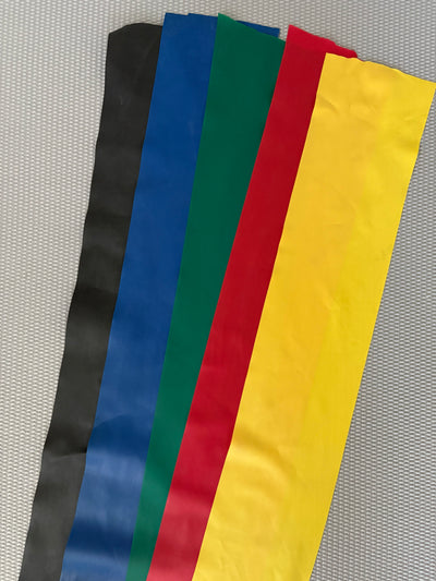 Resistance Strips - Pack of 5 - yellow, red, green, blue, black (light to heavy)